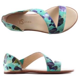 Yosi Samra Casey calypso watercolor sandal